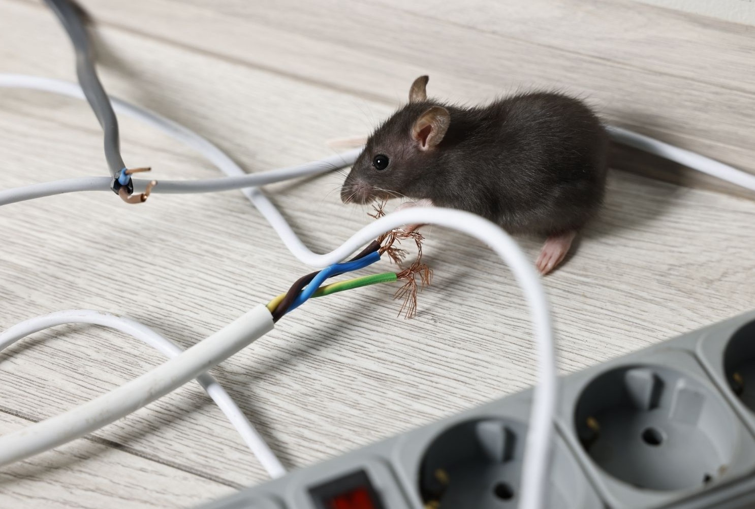 Trapped Rat Close Up